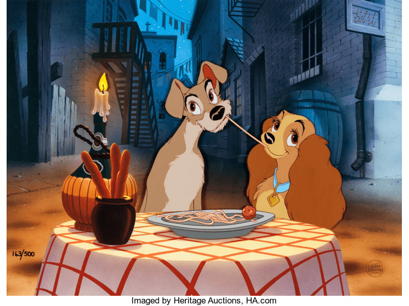 The Spaghetti Kiss (Lady and the Tramp)